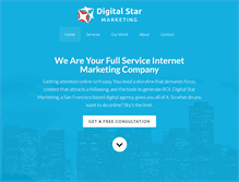 Tablet Screenshot of digitalstarmarketing.com